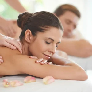 circuito de spa en pareja: masaje expres + limpieza facial simple + break